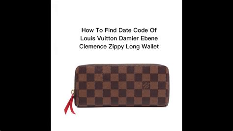 louis vuitton clemence wallet date code|[Date Code & Stamp] Louis Vuitton Damier Ebene Clemence .